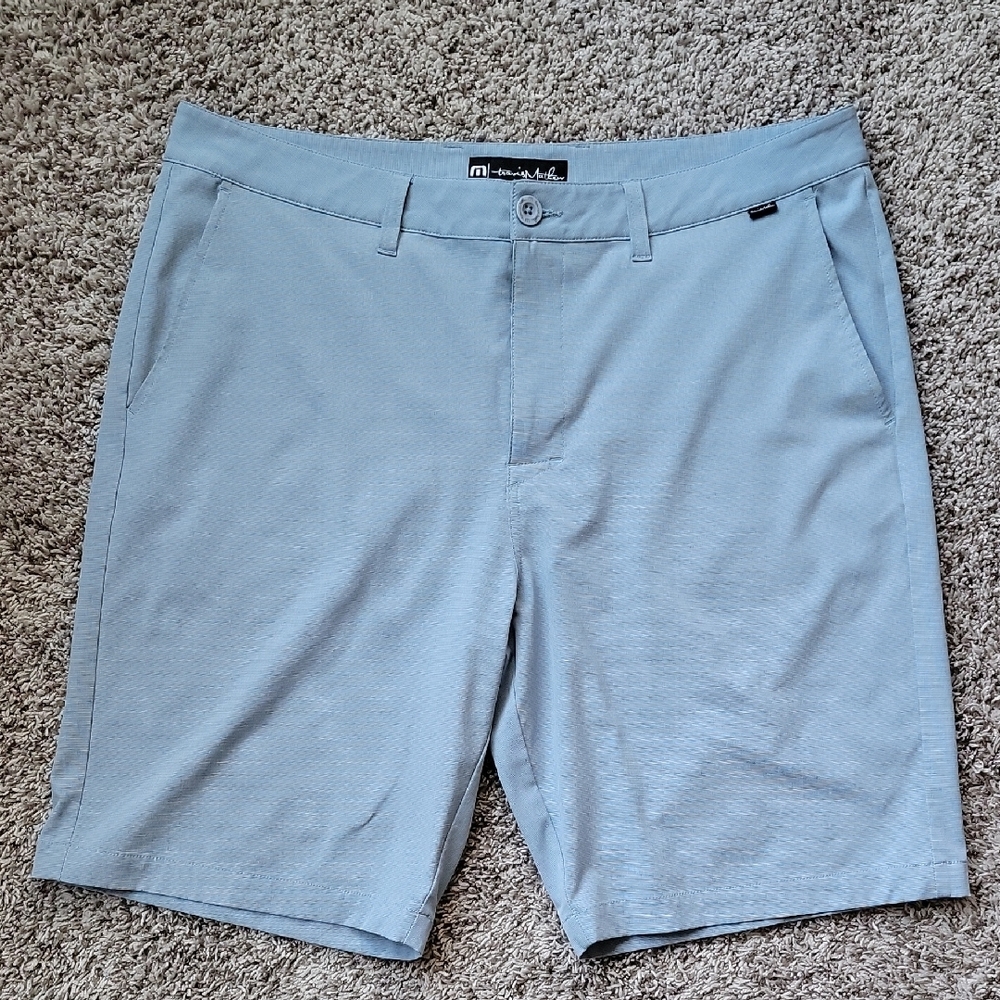 Men's Travis Mathew Light Blue Golf Shorts